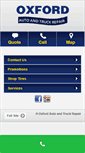 Mobile Screenshot of oxfordautoandtruckrepair.com